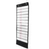 Black Oxford Cloth Pet Daily Schedule Pocket Chart for Classrooms