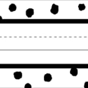 Black Painted Dots On White Name Plate
