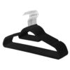 Black Pink and Grey Velvet Hangers,