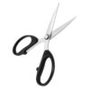 Black Stainless Steel Scissors for Office and Home Detailed Cutting
