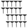Black Thumb Tacks Round 50pcs Zinc Alloy for Cork and Foam Boards