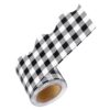 Black White Checkered Bulletin Board Borders Paper Trim Scalloped
