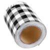 Black White Checkered Scalloped Bulletin Board Borders Paper Trim