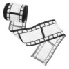 Black White Filmstrip Ribbon for DIY Crafts and Present Wrapping