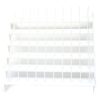 Blaihild 60 Spool Thread Rack, Plastic Cone Organizer with Detachable Pegs