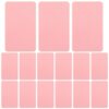 Blank Message Note Cards Word for Writing DIY Pink 100pcs Paper