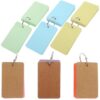 Blank Note Cards 50 Pages Paper Iron for Studying and Notes