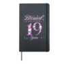 Blessed By God For 19 Years Old 19th Birthday B-Day Party Hardcover Journal, Black