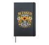Blessed To Be Called Mom And Gigi Sunflower Mother's Day Hardcover Journal, Black
