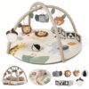 Blissful Diary Baby Play Gym, Baby Activity Mat Playmat, Tummy Time Mat