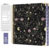 bloom daily planners 2027 Hardcover Goal & Vision Planner (January - December 2027) - Monthly & Weekly Calendar Year Agenda Organizer - 7.5" x 9" - Moonlit Garden