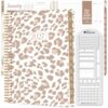 bloom daily planners 2027 Planner (January - December 2027) - Weekly & Monthly Softcover Planner for Women - Calendar Year Inspirational Agenda Book with Stickers - 5.5" x 8.25" - Tan Leopard