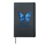 Blue Butterfly Autism Awareness Design Hardcover Journal, Black