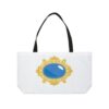 Blue Gem Brooch Weekender Tote Bag | Vintage Jewelry Illustration