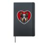 Blue Heeler Australian Cattle Dog Hardcover Journal, Black