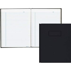 Blueline Business Notebook, Index Sheet, Self-Adhesive Tabs, 192 Pages, 9.25" x 7.25", Black (A9.82)