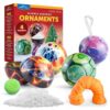 Blue Marble Science Ornaments Christmas Crafts for Kids Kit – 4 Ornaments with Holiday Science Experiments - Bouncy Ball Holiday Crafts, DIY Instant Snow Activities for Kids, Boys, and Girls