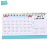 Blue Paper Desk Calendar 2026.7-2027 Monthly Standing Planner