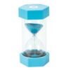Blue Sand Timer Hourglass Plastic Sandglass for Classroom and Home，5 Minute