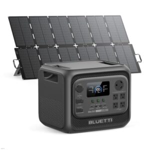 BLUETTI Solar Generator Elite 300 & 500W Solar Panel 3014.4Wh LFP Battery