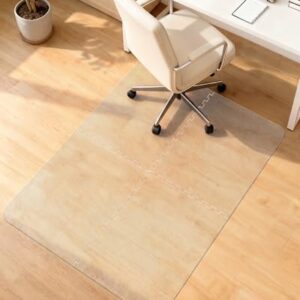 Blvornl Innovative Puzzle Chair Mat for Hardwood Floor, Hard Material Chair Mat, Heavy Duty Computer Chair Pad for Rolling Chairs, Desk Floor Rug for Office and Home (45"*53")