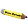 Bnesi 3D Printed Pencil Name Plate For Desk, Back To School Decorations