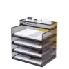 BNISRGLD Large Capacity Bookshelf with Multiple Layers for Storage