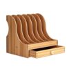 BNISRGLD Office Storage Desktop Bookshelf File Box