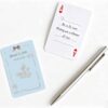 bo2vus5 54Pcs Wedding Guest Book Playing Cards, Classic Signing Guest Cards