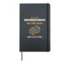 Board Games Never Underestimate An Old Man Tabletop Player Hardcover Journal, Black