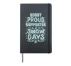 Bobby Supporter Of Snow Days Bobby Christmas Winter Holiday Hardcover Journal, Black