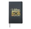 Bob Name Funny Vintage Bob Father's Day Dad Bob Hardcover Journal, Black