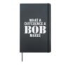 Bob Name What A Difference Bob Make - For Men Funny Name Bob Hardcover Journal, Black