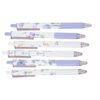 bociya 6Pcs Retractable Gel Pen, 0.5MM Tip, Flower Print, Dry