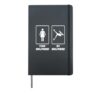 Bodyboarder Girlfriend Bodyboard Bodyboarding Board Hardcover Journal, Black