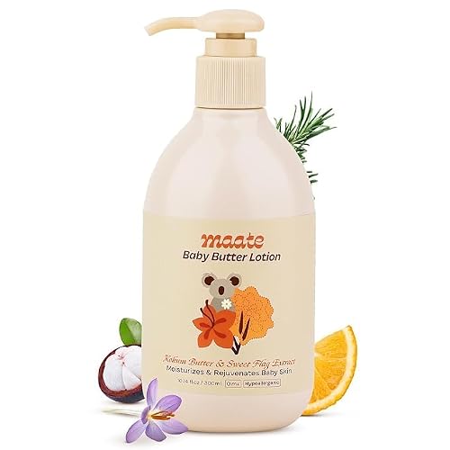 Body Butter Lotion (300ml) | Enriched with Pure Kokum Butter & Sweet Flag Extract | Gentle Cream for Face, Skin & Body | Moisturizing Lotion for Kids 0–12 Years | Body Moisturizer