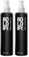 Boldify Hair Thickening & Volumizing Texture Spray for Fine Hair 8oz x2