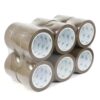 BOMEI PACK Heavy Duty Shipping Packing Tape Brown 2.7mil x 3 in x 55Yd