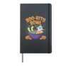 Boo-Rito Bowl Halloween Spooky Fun Hardcover Journal, Black