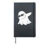 Boo Ghost Dabbing Cute Spooky Dab Dance Pose Hardcover Journal, Black