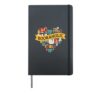 Bookaholic I Read Book Literature Library Heart Hardcover Journal, Black