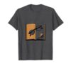 Bookish Eyeglasses on Dog-Eared Paperback T-Shirt, Men, Dark Heather Grey, 3X-Large
