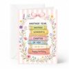 Book Lover Birthday Card for Women, Cute Reading Themed Greeting Card