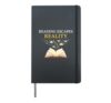 Book Lover Reading Escapes Reality Library Hardcover Journal, Black