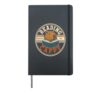 Book Lover Reading Makes Me Cappy Reader Capybara Hardcover Journal, Black