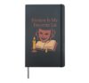 Book Nerd Humor Fiction Escape Burnout Bibliophile Vibes Hardcover Journal, Black