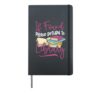 Book Reading If Found Please Return To Library Hardcover Journal, Black