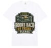 Books Back BY Friday, Please Librarian Library Staff Comfort Colors Adult Heavyweight T-Shirt