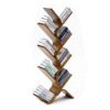 Bookshelf/Bookcase Tree Bookshelf Bamboo Bookcase or Shelf Bookcase Shelf Display Storage Rack for Books Magazines and More Storage Space for Home Office Kids Children's Room Retro Brown Living Room