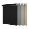 Boolegon Blackout Roller Shades for Windows, Black, Custom Size